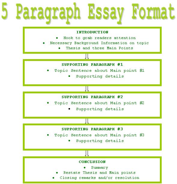 Order of essay paragraphs
